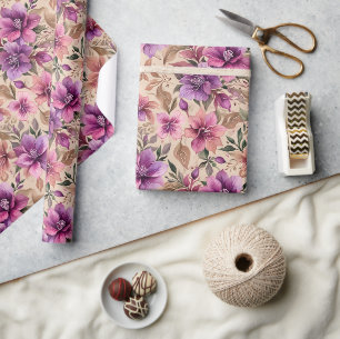 Gorgeous Purple and Mauve Azaleas Wrapping Paper