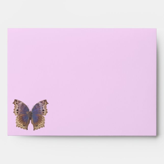 Gorgeous Purple Butterfly Envelopes (Front)