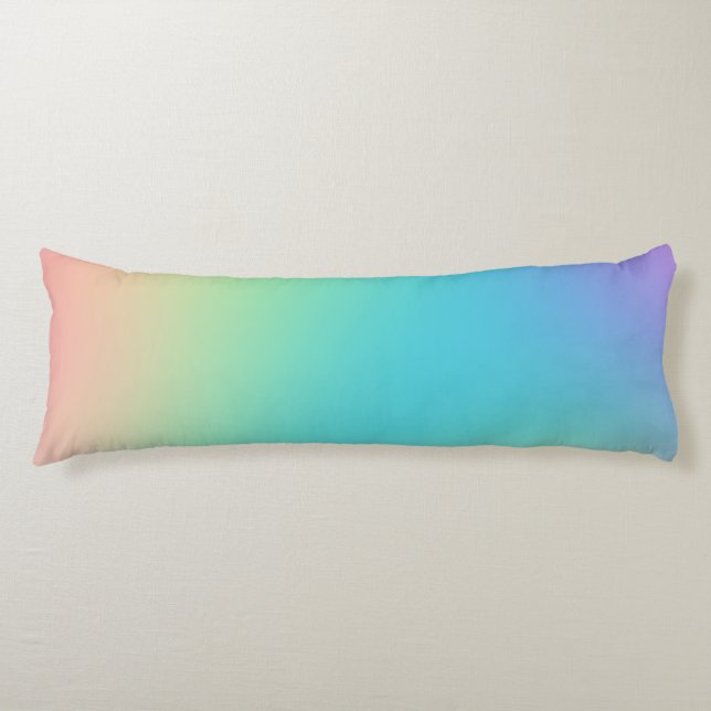 Gorgeous Rainbow Gradient Body Cushion (Front)