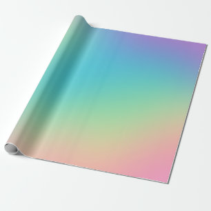 Gorgeous Rainbow Gradient Wrapping Paper