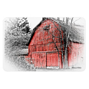 Gorgeous Red Barn Magnet