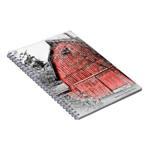 Gorgeous Red Barn Notebook