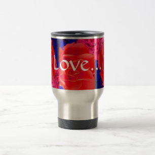 Gorgeous Red Red Rose II Travel Mug