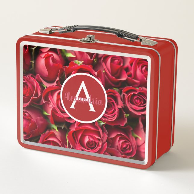 Gorgeous Red Roses Lunch Box (Front)