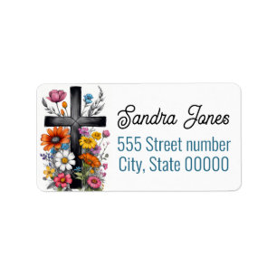Gorgeous religious address labels