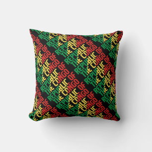 Gorgeous Republic of the Congo National Flag Cushion