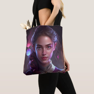 Gorgeous Scarlet Mystic Student Shoulder Tote Bag