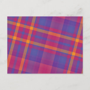 Gorgeous Scottish Tartan Postcard