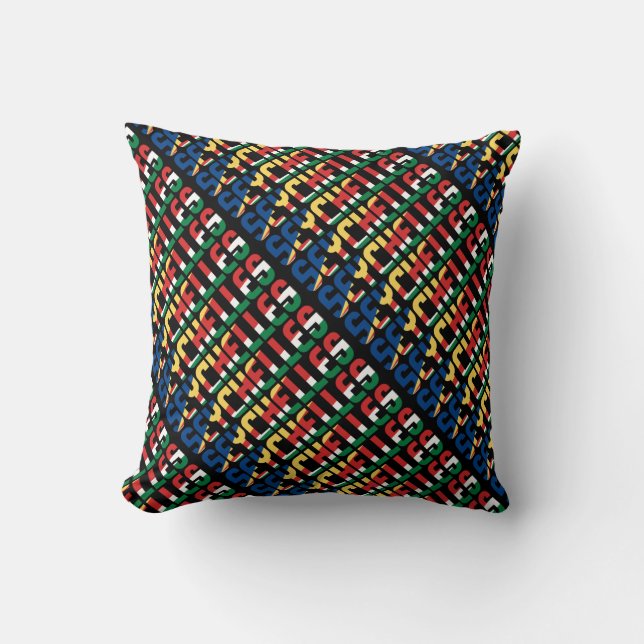 Gorgeous Seychelles National Flag Cushion (Front)