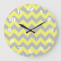 Gorgeous Shades of Yellow and Grey Chevron Pattern