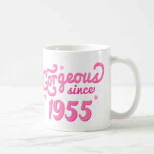 Gorgeous Since 1955 Birthday Gift for Her Coffee Mug