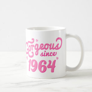 Gorgeous Since 1964 Birthday Gift for Her Coffee Mug