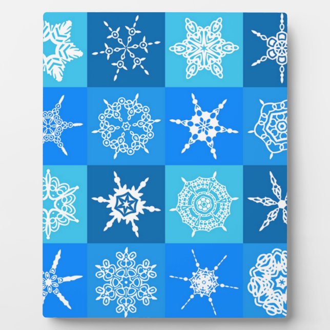 GORGEOUS SNOWFLAKES PLAQUE (Front)