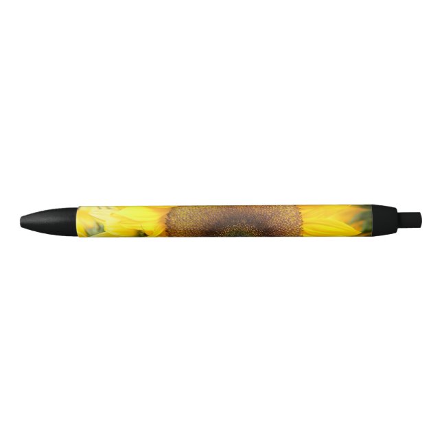 Gorgeous Sunflower Black Ink Pen (Front)