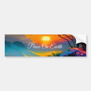 Gorgeous Sunrise over pond  Bumper Sticker