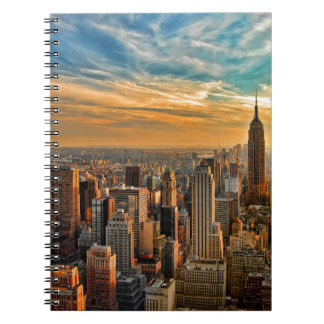 Gorgeous Sunset in Manhattan, New York City Notebook