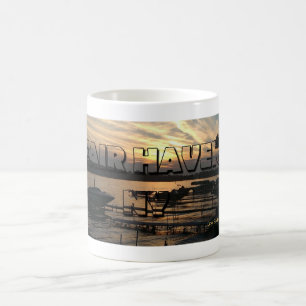 Gorgeous Sunset on the Lake in Fair Haven Beach Coffee Mug