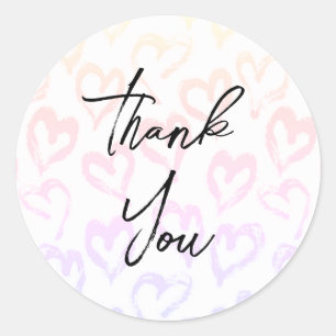 Gorgeous thank you stickers