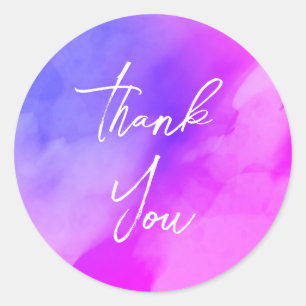 Gorgeous thank you stickers
