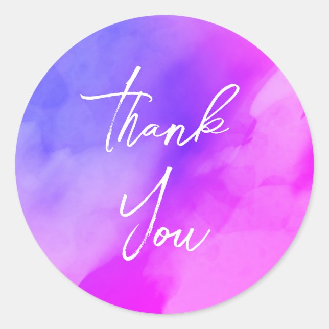 Gorgeous thank you stickers (Front)