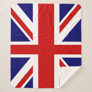 Gorgeous U.k Flag the union jack Sherpa Blanket