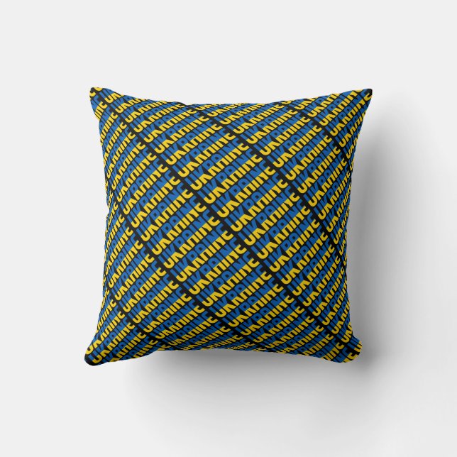 Gorgeous Ukraine National Flag Cushion (Back)