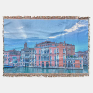gorgeous Venice Italy Throw Blanket