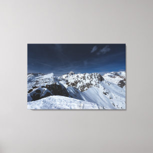 Gorgeous view from mountain Viševnik, Slovenia Canvas Print