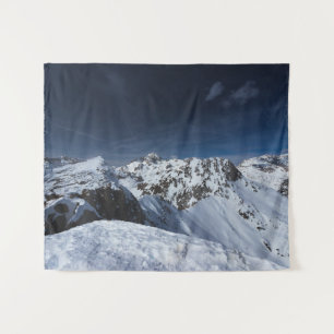 Gorgeous view from mountain Viševnik, Slovenia Tapestry