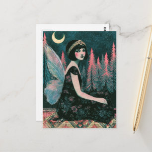 Gorgeous Vintage Fairy Postcard