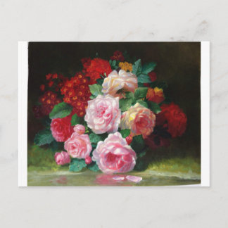 Gorgeous Vintage Flower Postcard