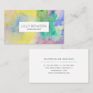 Gorgeous Watercolor Business Card