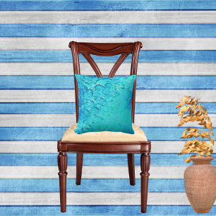 Gorgeous Watercolor Tropical Ocean Theme Design Cushion