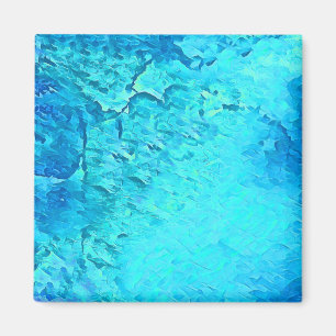 Gorgeous Watercolor Tropical Ocean Theme Design Magnet