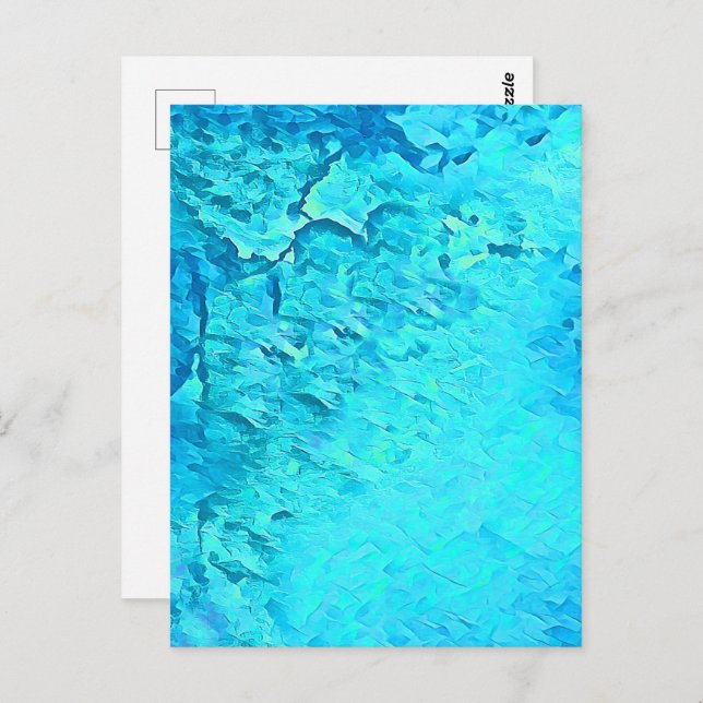 Gorgeous Watercolor Tropical Ocean Theme Design Postcard (Front/Back)
