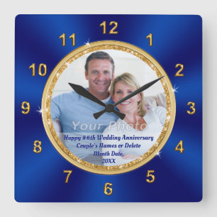 Gorgeous, Wedding Anniversary Clocks with PHOTO