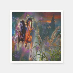 Gorgeous Western Horse Napkins