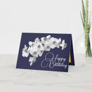 Gorgeous White Daffodils Pretty Bouquet Birthday Card