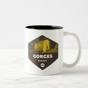 Gorges State Park North Carolina Two-Tone Coffee Mug