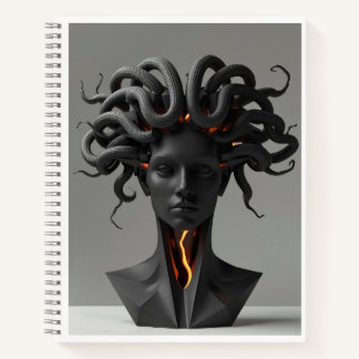 Gorgon Geometric Graphite Notebook