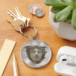 Gorgoneion Key Ring