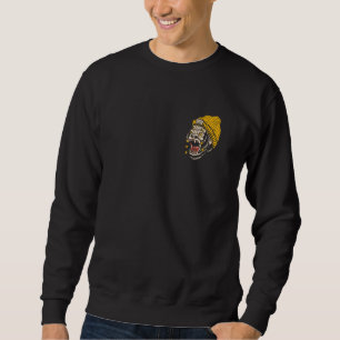 Gorilla American Traditional Tattoo Inked Old Scho Sweatshirt