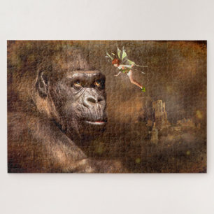 Gorilla and Fairy Jigsaw Puzzle