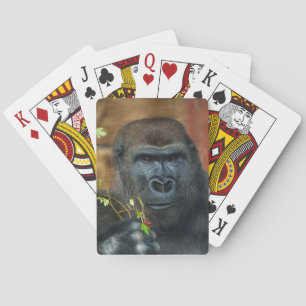 Gorilla And His Berries Playing Cards