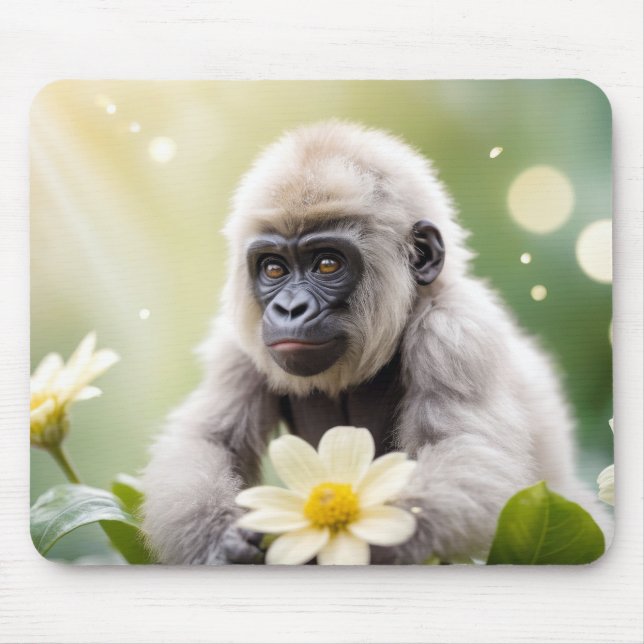 Gorilla Animal Fun Fantastic Surreal Wildlife  Mouse Mat (Front)