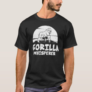 Gorilla Animal Quote Monkey Habitat Silverback Wes T-Shirt