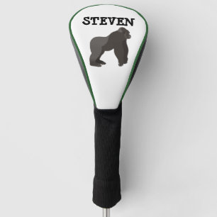 GORILLA APE FUNNY PERSONALIZED GOLF DRIVER COVER