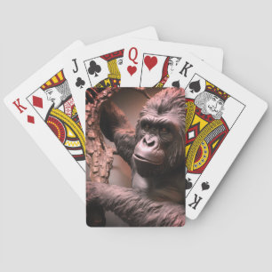 Gorilla Art Playing Cards