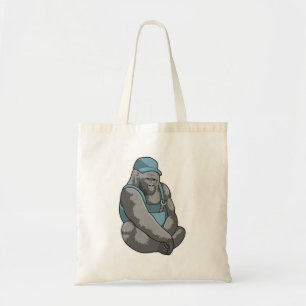Gorilla as Craftsman with Wrench Tote Bag