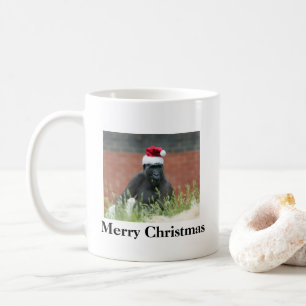 Gorilla At Christmas Coffee Mug